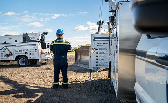 MESO Truck on Jobsite