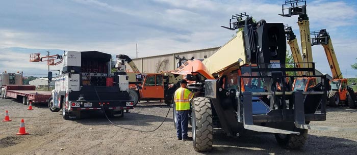 MESO fleet technician provides preventive maintenance and repair services for heavy machinery and construction equipment.